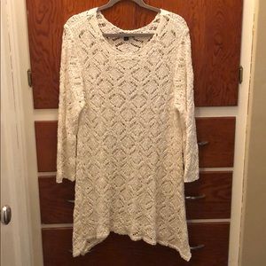 White crochet tunic